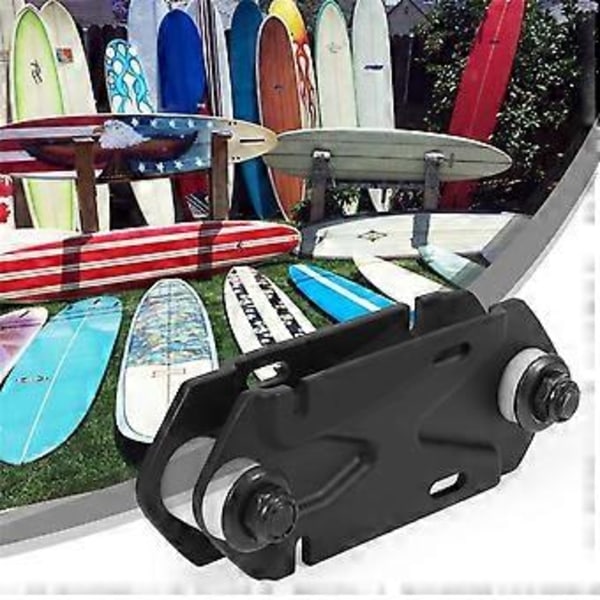 Vandbåren skinneadapter Surfskate Truck Passer til ethvert board - Carve & Cruise som et surfbræt, Skinneadapter, Sort