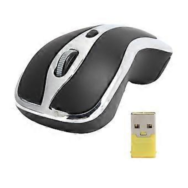 Trådløs Mus 6D Gyroskop 2.4G USB Mottaker Dekoderboks Mus Støtte CPI Justering