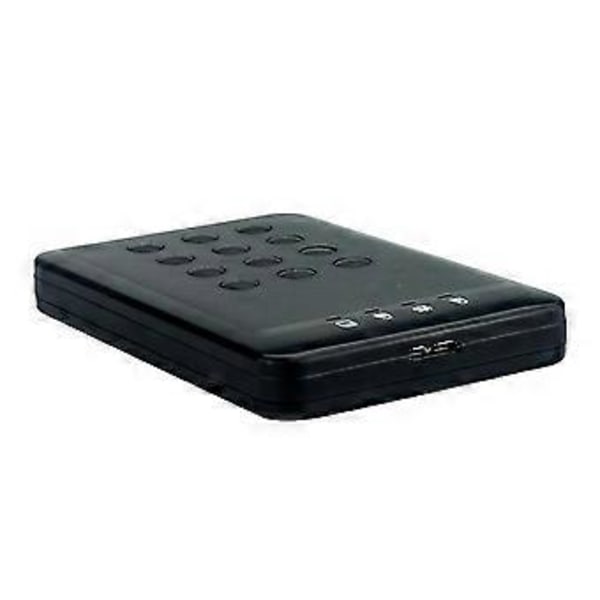 HDD-kabinett SSD-fodral Krypterat hårddiskkabinett 5 Gbps USB3.0 SATA Hårddiskkabinett för 2,5-tums hårddisk