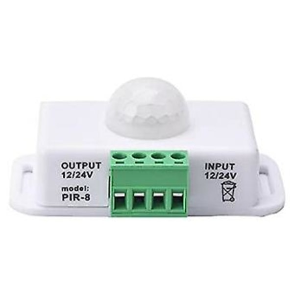 PIR Infraröd Rörelsesensor Detektor, 12V-24V Strip Rörelsesensor S, För Skåp