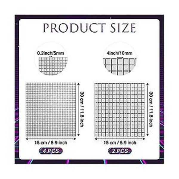 8100 stk. Selvklæbende Spejl Mosaikfliser 5 X 5 mm og 10 X 10 mm til DIY Diskokugle Håndværk Disco