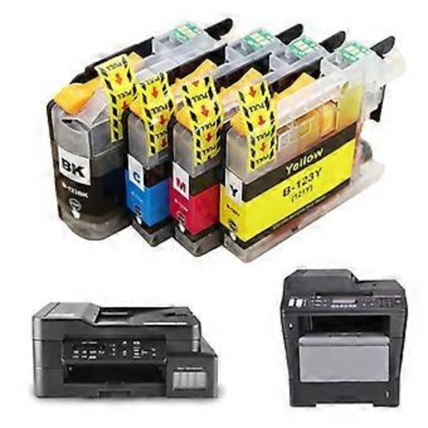 Ammattimainen mustepatruuna Brother DCP-J552DW DCP-J752DW -tulostimelle, kirkasväri muste syaani/magenta/keltainen/musta