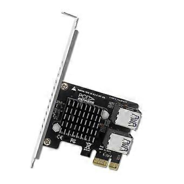 PCIE Riser 1X til 1X Grafisk Udvidelse til GPU Mining Powered Riser Adapterkort