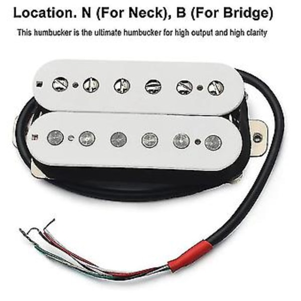 Alnico 5 Elgitarr Pickup Humbucker Dubbelspole Pickup