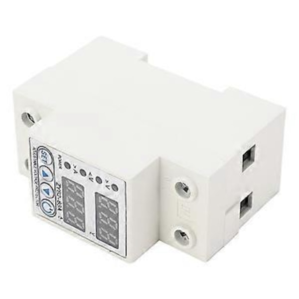 Jännitteen ja virran suoja Automaattinen nollaus Digitaalinen näyttö Yli- ja alijännitesuojalaite kotiin hotelliin 2p 220v Ac 63a