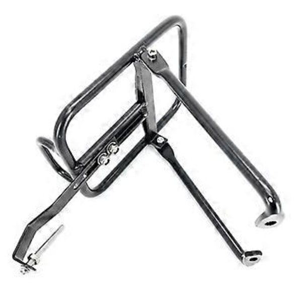 14 tums hopfällbar cykelpakethållare fram i aluminiumlegering för 412 V-broms, justerbar cykelbagagehållare fram