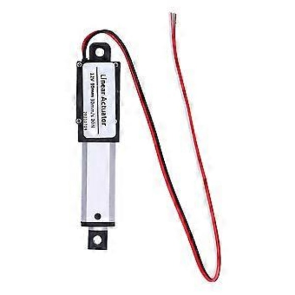 Linjär Aktuator 30mm DC 12V Brusreducerande Kortslutningsskydd Vattentät Mini Elektrisk Linjär Aktuator 30mm/s-20N