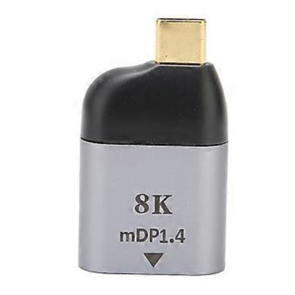 USB C - MiniDP -sovitin 8K 60 Hz:llä, USB Type C - MiniDP -uros-naarasmuunnin, tuki Windowsille ja Androidille