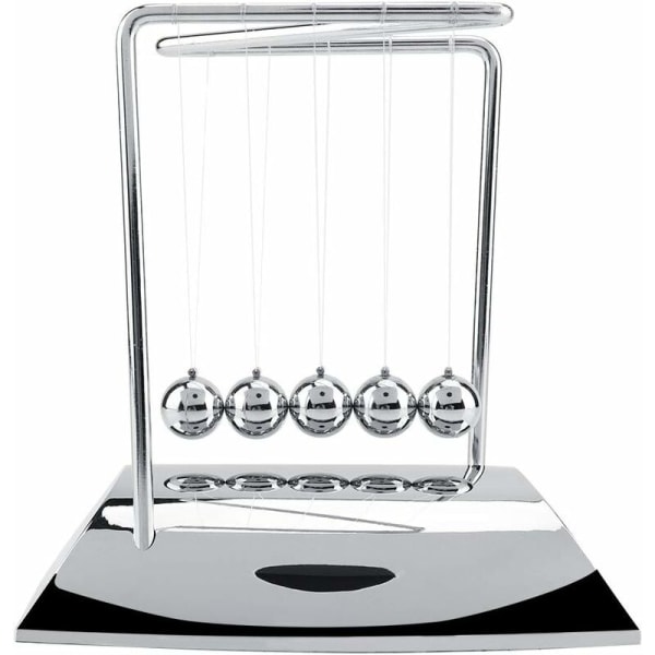 Newtons Vugge Metal Skala Newtons Vugge Vugge Fysik Videnskab Pendul Ornamenter Kunst i Bevægelse Legetøj 180123188mm