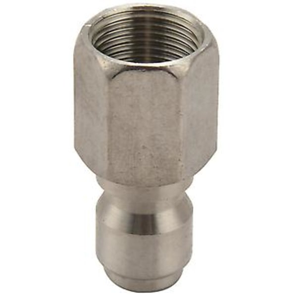Less Stål Trykadapter Sæt G3/8 Tommer