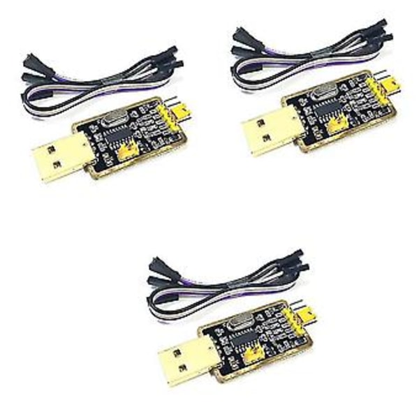 3st Ch340g Rs232 Usb Till Ttl Konverter Modul Uart Seriell Port