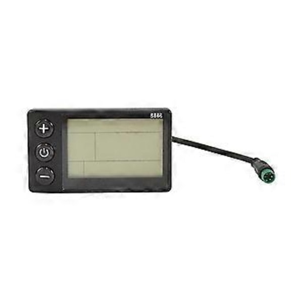 S866 Elektrisk Sykkel LCD-Display E-sykkel Elektrisk Sparkesykkel Display Meter Kontrollpanel Med Vanntett