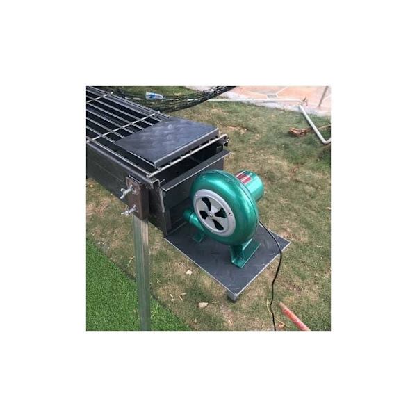 -220V variabel hastighed elektrisk ventilator - Grill ventilator kulgrill blæser - Lav støj og høj effekt hurtig afkøling til grill