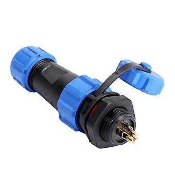 IP67 SP13 3-Pin Vattentät Plastkontakt Uttag (3-Pin)
