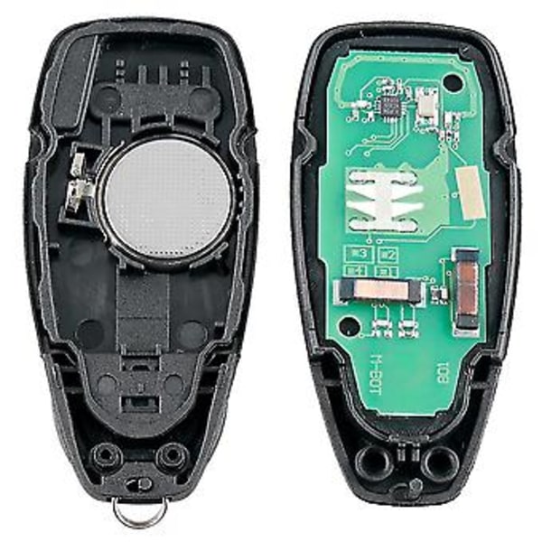 Auton älykäs kauko-ohjainavain 3 painiketta sopii Focus C-max Mondeo Kuga Fiesta B-max 433mhz
