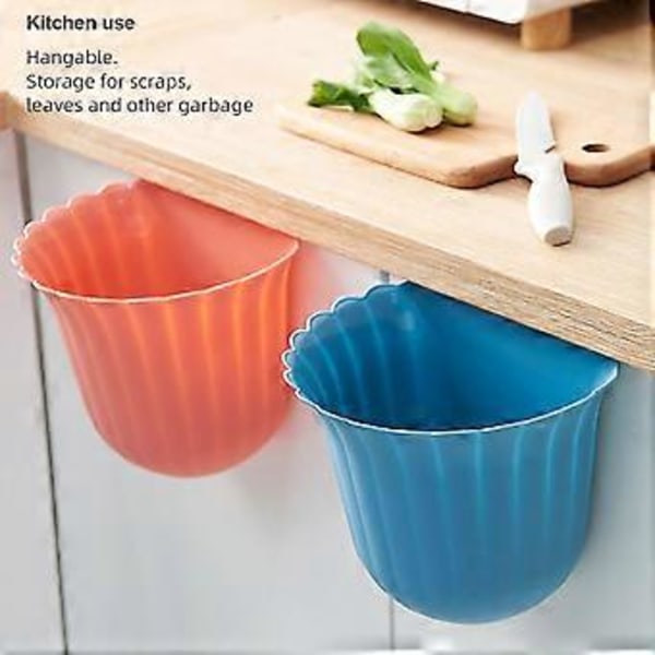 Plastkorg för köksskåpsdörr Hängande papperskorg Avfallshink Soptunna