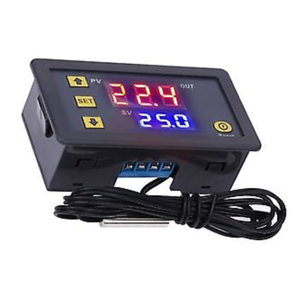 Temperaturkontrollmodul med vattentät sond Hög noggrannhet Digital display Termostatbrytare ‑50‑110℃ 12V
