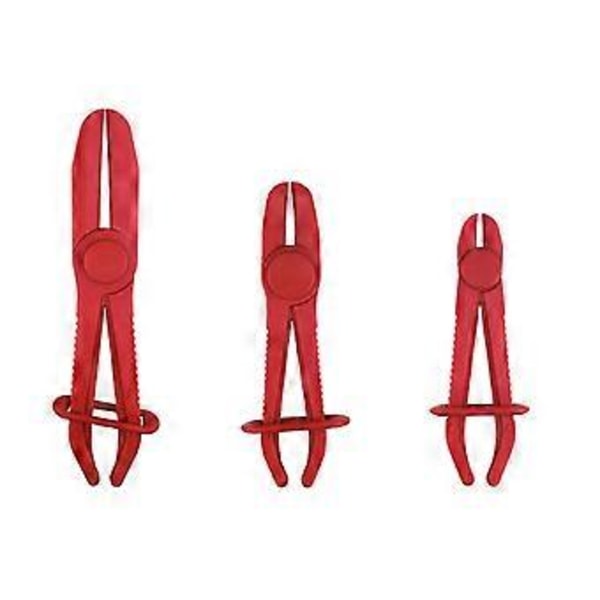 3 st/set Bil Flexibla Slangklämmor Tänger Kit Klämma Tätning Broms Bränsleledning Avstängningsklämma Bil Vattenrör Reparationsverktyg