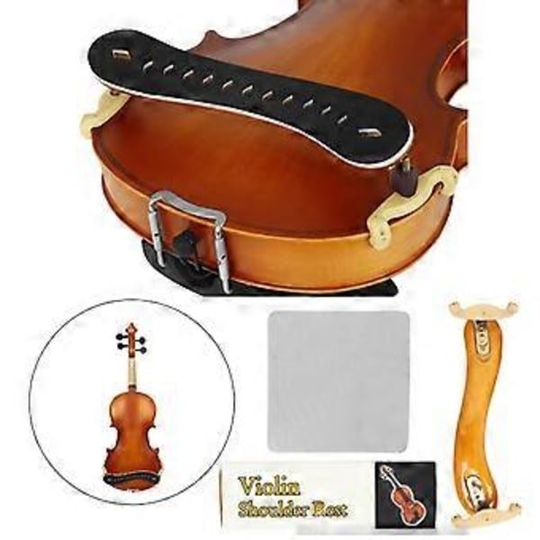 4/4 Violin Axelstöd Rack Ergonomisk Bekvämt Axelstöd, Justerbart