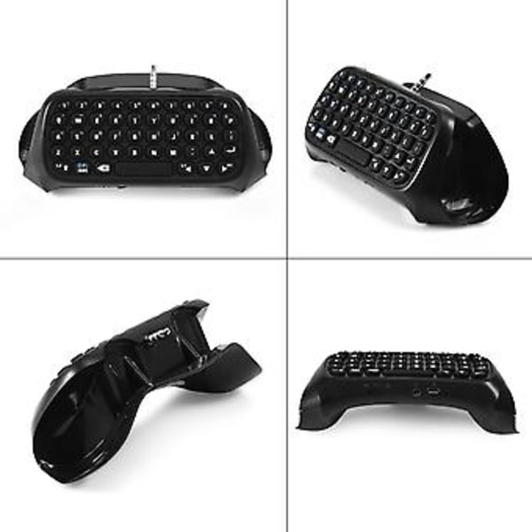 Mini langaton Bluetooth-pelinäppäimistö Chatpad PS4-ohjaimelle