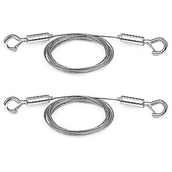Säädettävä Kuvanripustusvaijeri Raskas S - 2 Pakkaus Ripustusvälineitä, 2m X1.5mm Vähemmän