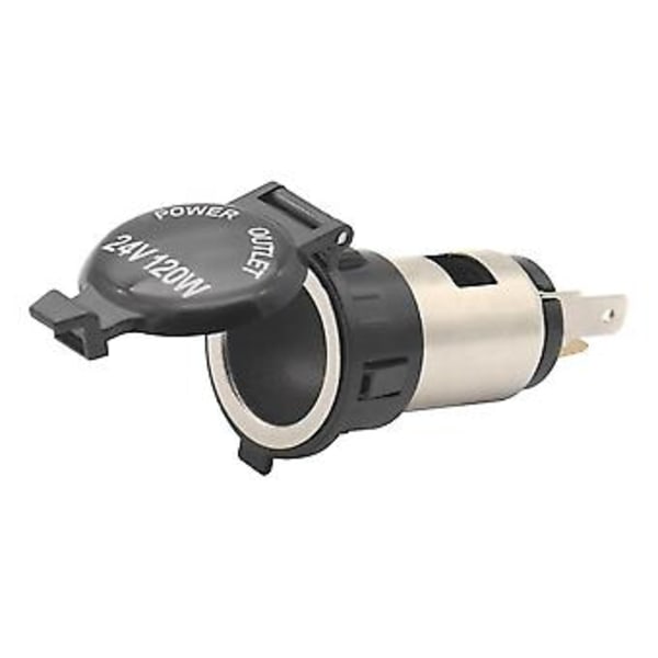 12v 24v 120w Stik Vandtæt Strøm Til Motorcykel Båd Bil Stik Med 60cm Sikring & Ledning
