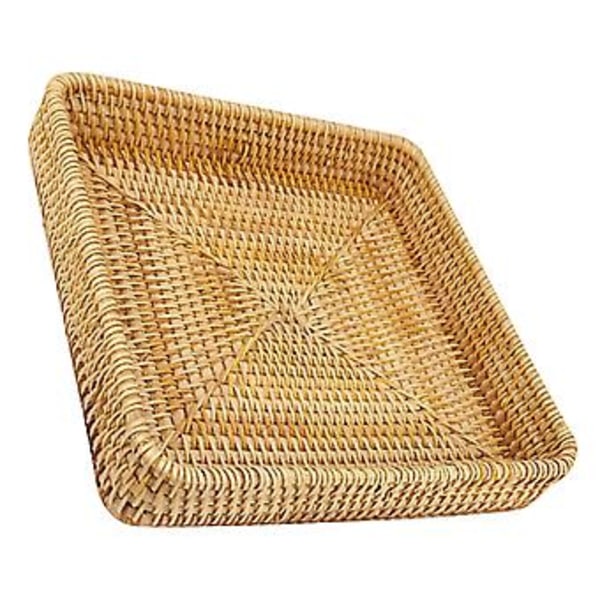 Vävd Serveringsbricka, Rattanbricka Bordsorganisering Rattanbricka Vävd Bricka Beprövad och Pålitlig