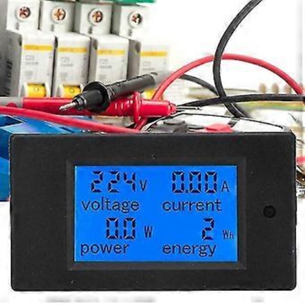 Digital Display Multimeter Spänning Ström Effekt Elektrisk Energimätare Pzem-061