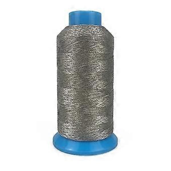 Silverfiber Fast Silverpläterad Fibersytråd DIY Antistatiska Kläder Ledande Filtar Lakan Quilting