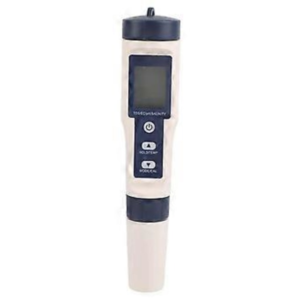 5 I 1 Bærbar Digital Ph/saltholdighed/temp/tds/ec Måler Multifunktionel Vandkvalitetstester Detektor