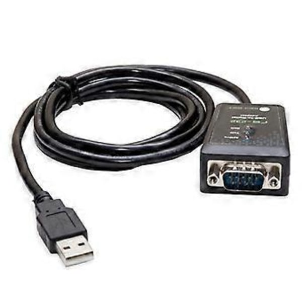 USB 2.0 till Seriell -232 DB9 9Pin Adapter Konverter Kabel Chipset Längd 1M USB TILL RS232 STÖD WIN10