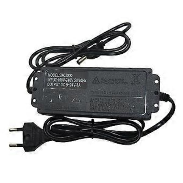 9-24V 3A Justerbar AC til DC Strømforsyning 9V 12V 15V 18V 24V 3A Strømforsyningsadapter Universal 220V til 12 V Volt Adapter