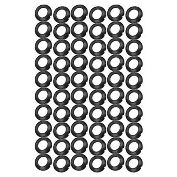 Trim Adapter for Fiskestang, 60 stk Fiskestang Bygging Viklingskontrollring Fiskestang Trimring Bemerkelsesverdig Klarhet