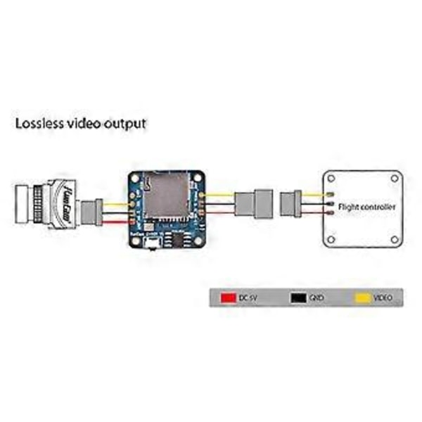 För Mini FPV DVR Förlustfri Videoutgång för VTX Mini FPV Racing Drone Quadcopter Mini FPV DVR