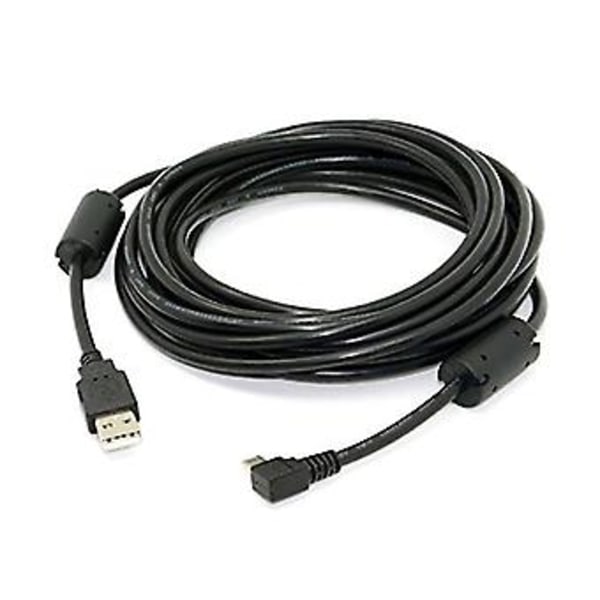 Mini Usb B Type 5pin Højre D 90 Grader Til Usb 2.0 Datakabel Med Emi Ferritkerne 5