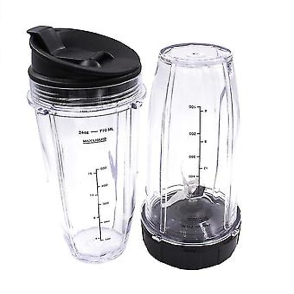 24oz Erstatningskopper Kompatible For Ninja Nutri Bn401, Bn701, Ss101, Bn400, Bn800, Bn801 Blender