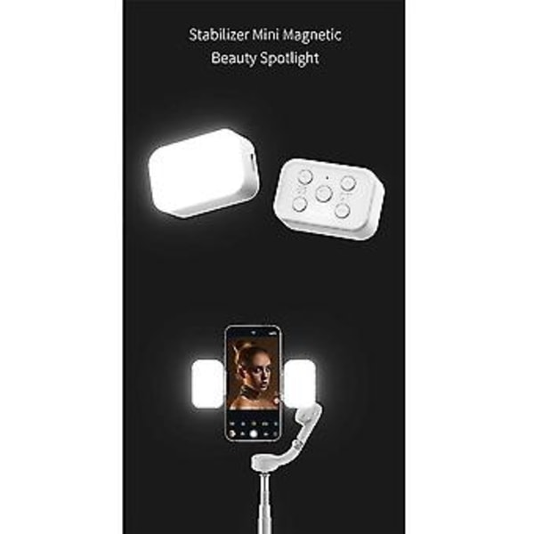 Gbl01 Magnetisk Mini Fyllelys Tilbehør For Om5 / Smooth4/5 / Vimble 3 Håndholdt Gimbal Stabilisator