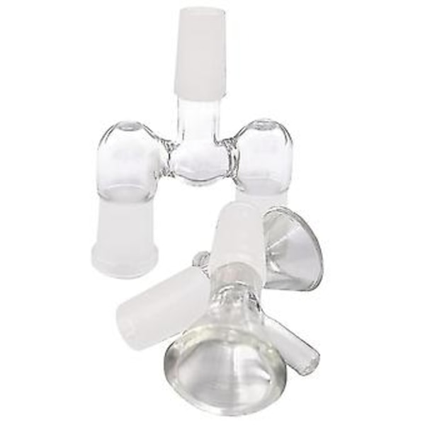Lasiputkisovitin, 14 mm uros kaksois 14 mm naaras -sovittimeen
