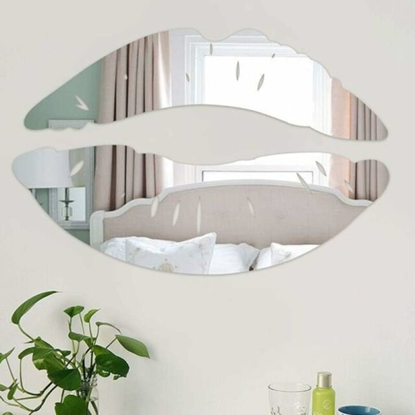 Peililaatat Itsekiinnittyvä Peili Itsekiinnittyvä peili seinäpeililaatoille Koristepeili (hopea)-Fei Yu