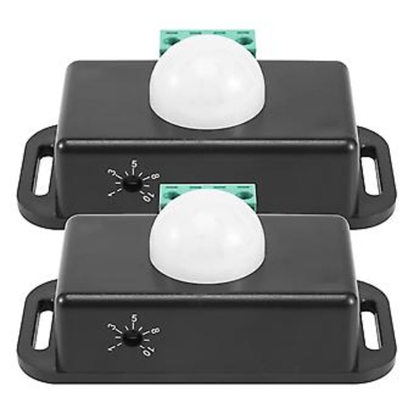 Mot Sensor S, 12v 24v Pir Sensor Led til Fleksible Strips, 2 Pakke