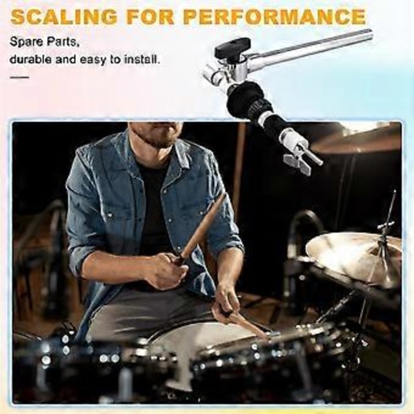Cymbalhållare Vikbar Utdragbar Ben Jazz Trumtillbehör Trumhårdvara Professionella Trumdelar Fäste