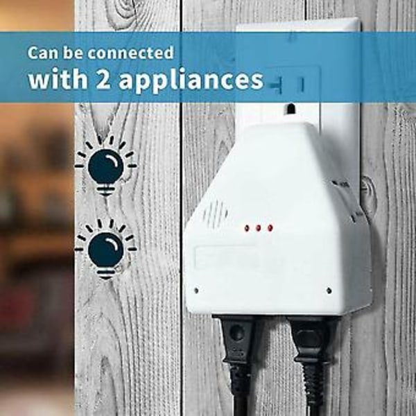 Klappe Lydaktiveret Tænd/Sluk Kontakt Håndklapper Elektronisk Gadget Lys 110v (2 Pakke), Stik