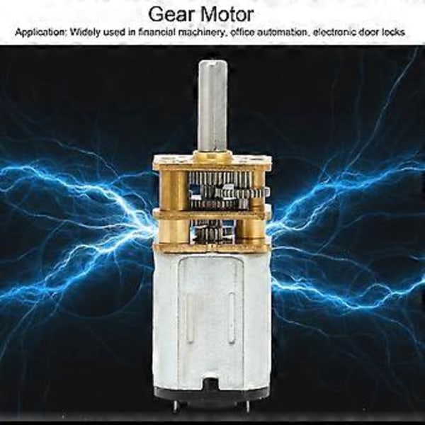 12FN20 DC6V 150RPM 2:3 Nopeuden Alennus Hammaspyörä Moottori Elektroninen Lukko Mini DC Moottori