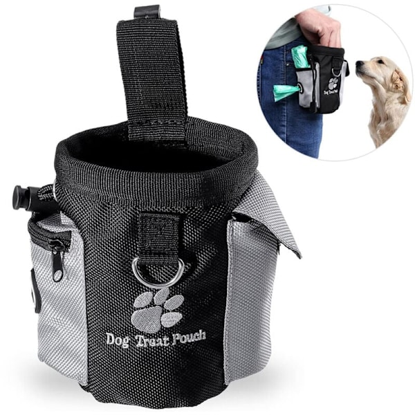 Dog Treat Bag, Puppy Treat Pouch, Small Dog Bait Holder, pet walking snack container, best hiking toy dispenser