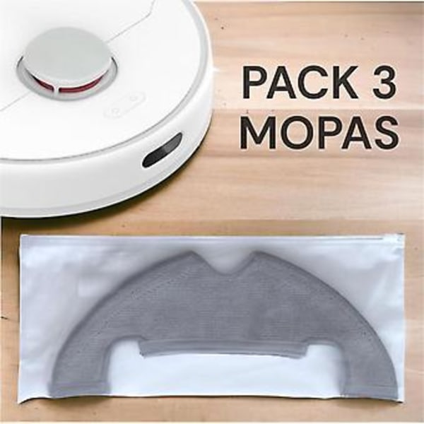 Ersättningsbara tvättbara mikrofiberdukar för BOT Z210 Pro, D10 Plus, L10 Plus, Robotdammsugare