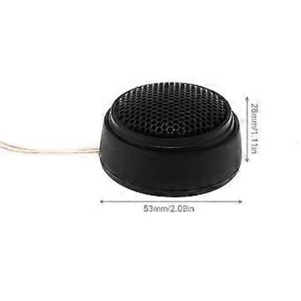 2 st 1000W Dome Bil Tweeter Högtalare Mini Diskant Högtalare Bil Ljudhögtalare