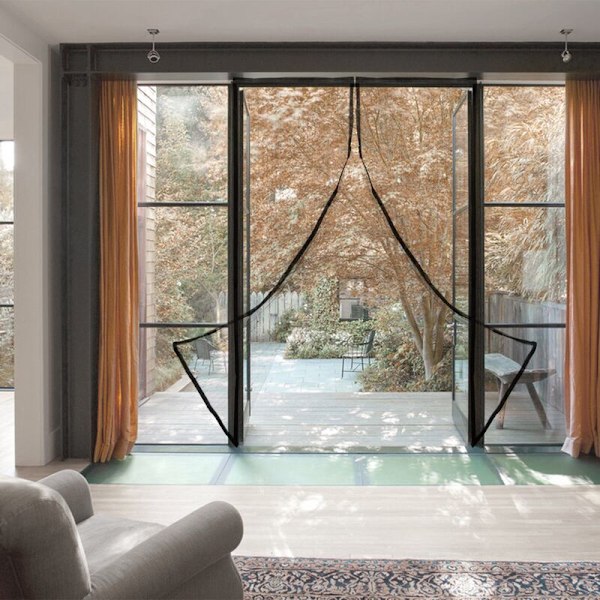 Magnetisk myggnetting for dør 75 x 215 cm