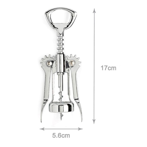 Premium Stainless Steel Wine Bottle Opener, Portable All-in-one Winged Corkscrew