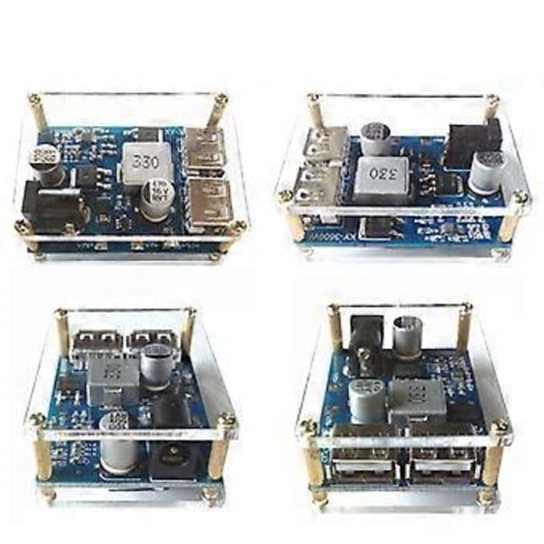 DC-DC Nedtransformator Strömförsörjningsmodul 24V/12V Till 5V 5A Omvandlare Ersätter LM2596S
