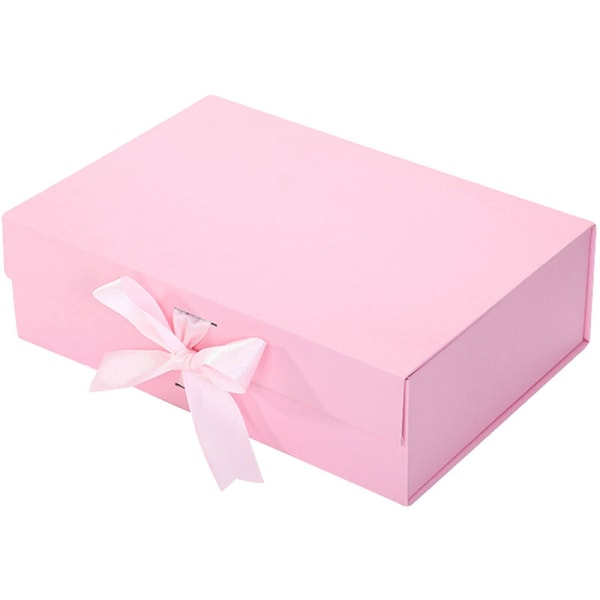 Låda - med lock, låda - Bowknot Box - rektangulär magnetisk dekorativ låda, för födelsedagsförpackning ()